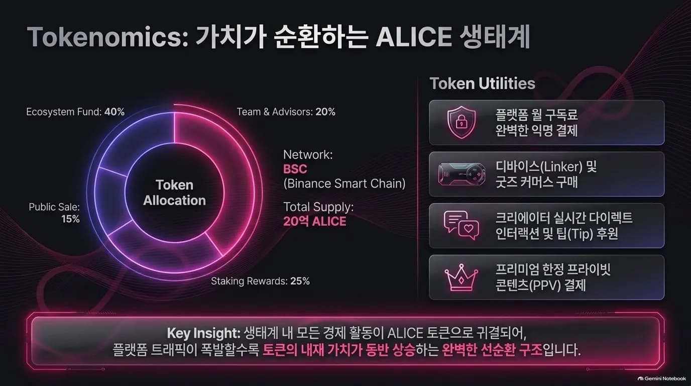 Tokenomics: 가치가 순환하는 ALICE 생태계